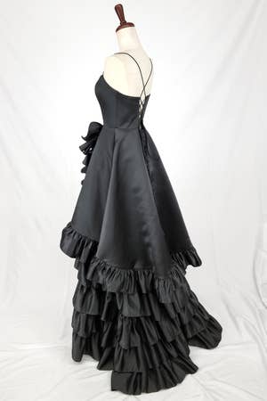 Chicas - Vendita all'ingrosso Vestito - Donna - Abito lungo con gonna arruffata. C8267