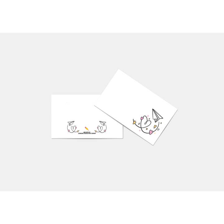 Shemazing Designs - Wholesale Stationery/Notecard Set - Paper Airplanes Mini Notes (little notes, tiny notes, lunch box notes)3