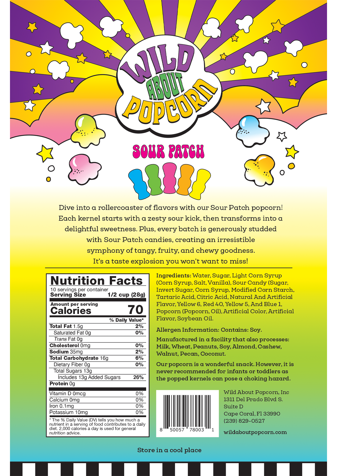 Wild About Popcorn - Wholesale Popcorn - Sour Patch2