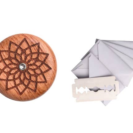 Sourdough by the Sea - Wholesale Kitchen Tool/Gadget - Round Bread Lame with Fabric Pouch for Dough Scorer3