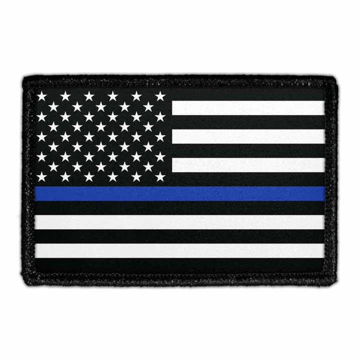 Thin Blue Line - Removable Patch for wholesale by Pull Patch