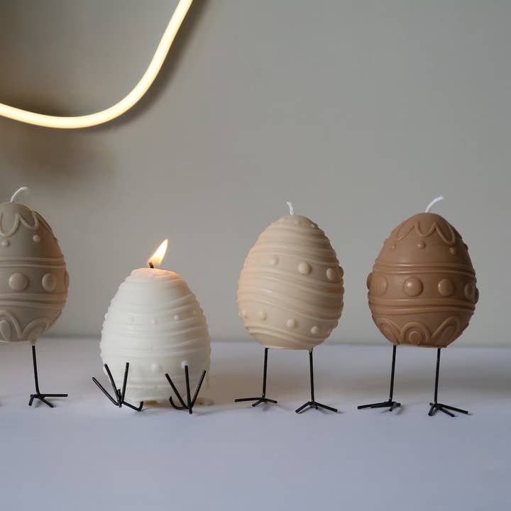 Maison Bohiti - Wholesale Novelty Candle - Chick Easter Egg Candles | Handmade Soy Wax Vegan1
