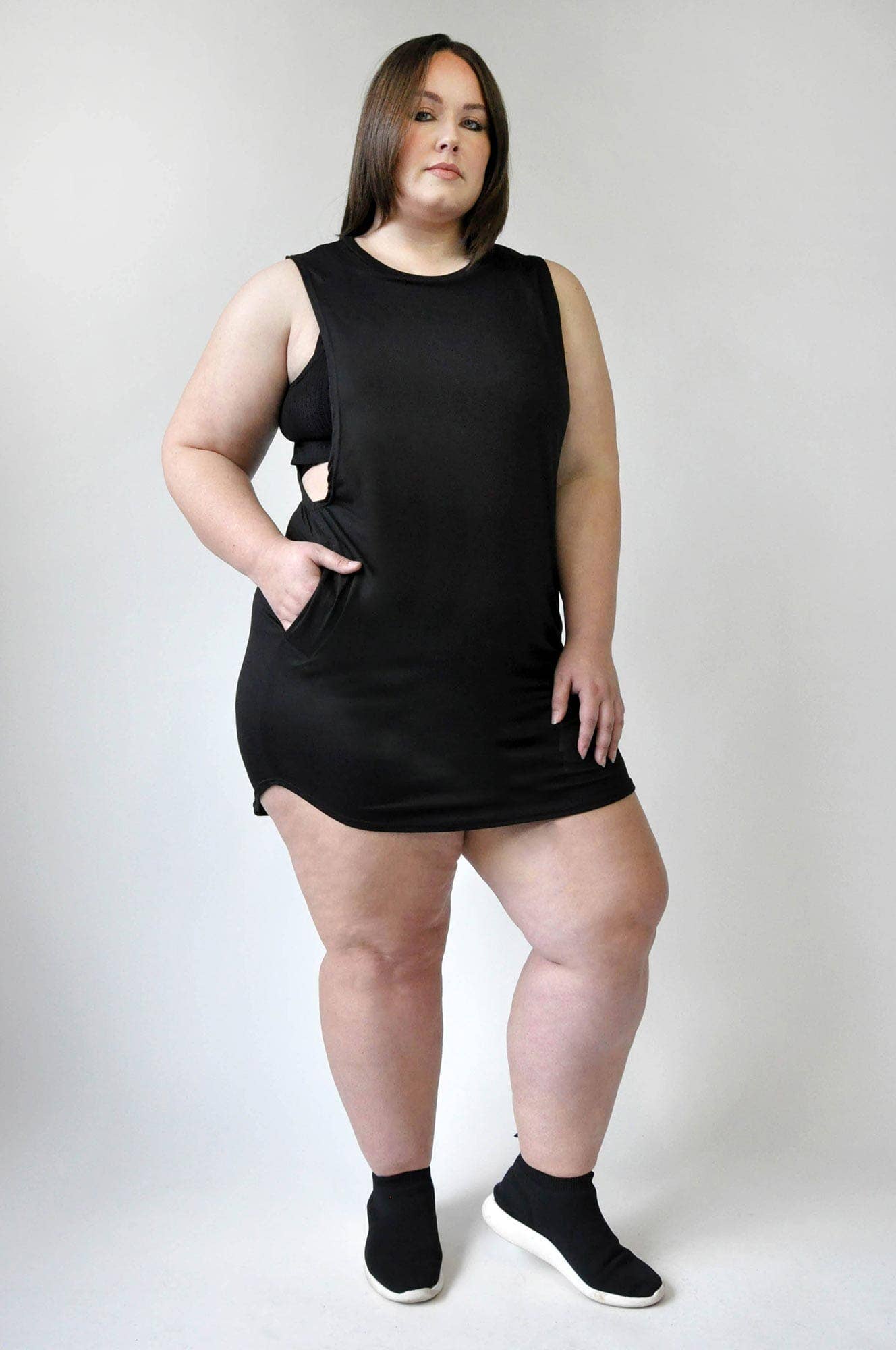 Black Mini Shield Dress for wholesale on Faire11