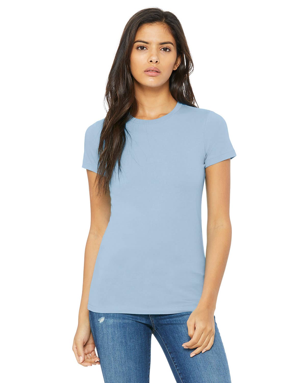 Total Apparel - Wholesale T-Shirt - Women's - Bella + Canvas 6004 - Ladies' Slim Fit T-Shirt7