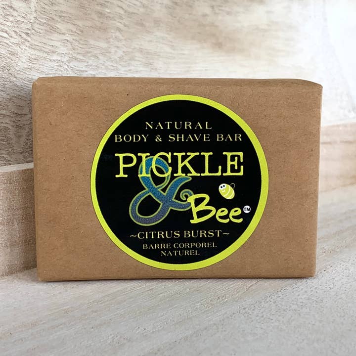 Body / Shave Bar - Citrus Burst for wholesale by Pickle & Bee Natural Products