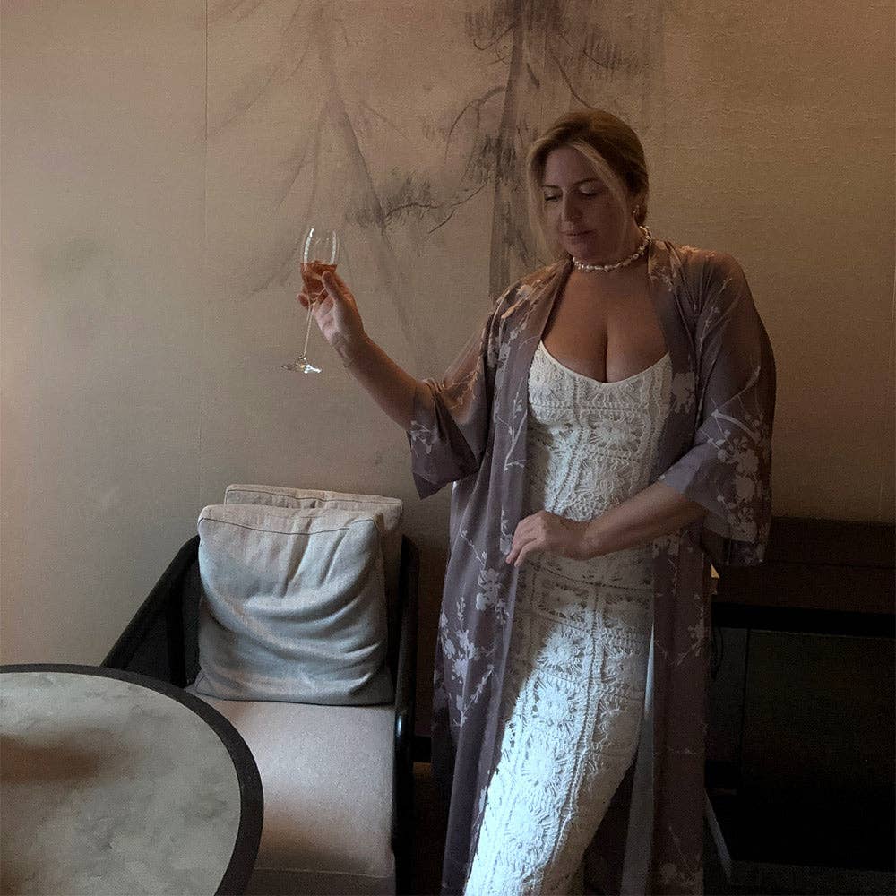 KIM+ONO - Wholesale Kimono - Women's - Emi Long Kimono Robe5