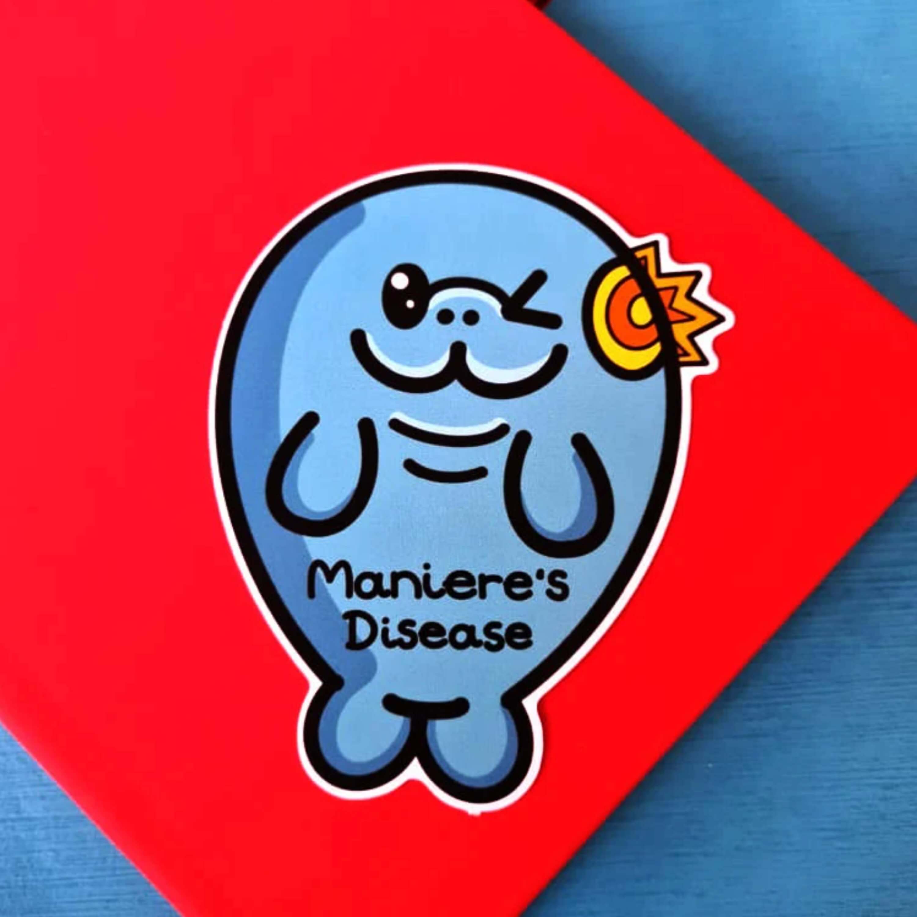 Innabox Ltd – wholesale Sticker – Maniere's Disease Manatee Sticker - Ménière's Disease0