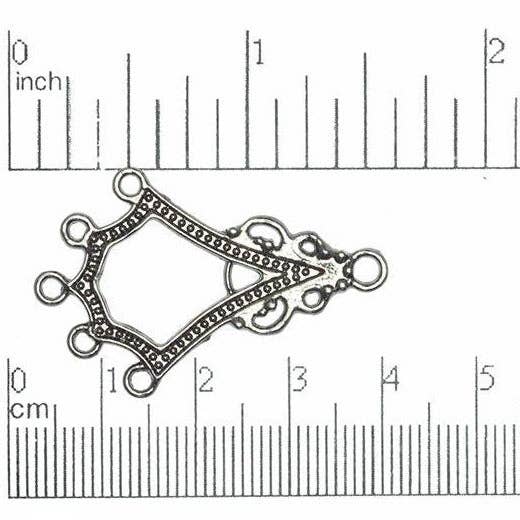 Continental Beads - Wholesale Dangle earrings - 30mm x 22mm Chandelier Ear Wire Earring - EW51341