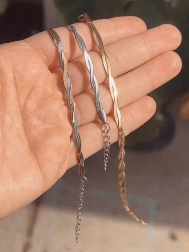 Herringbone Braided Bracelet for wholesale by November’s Eve Jewelry