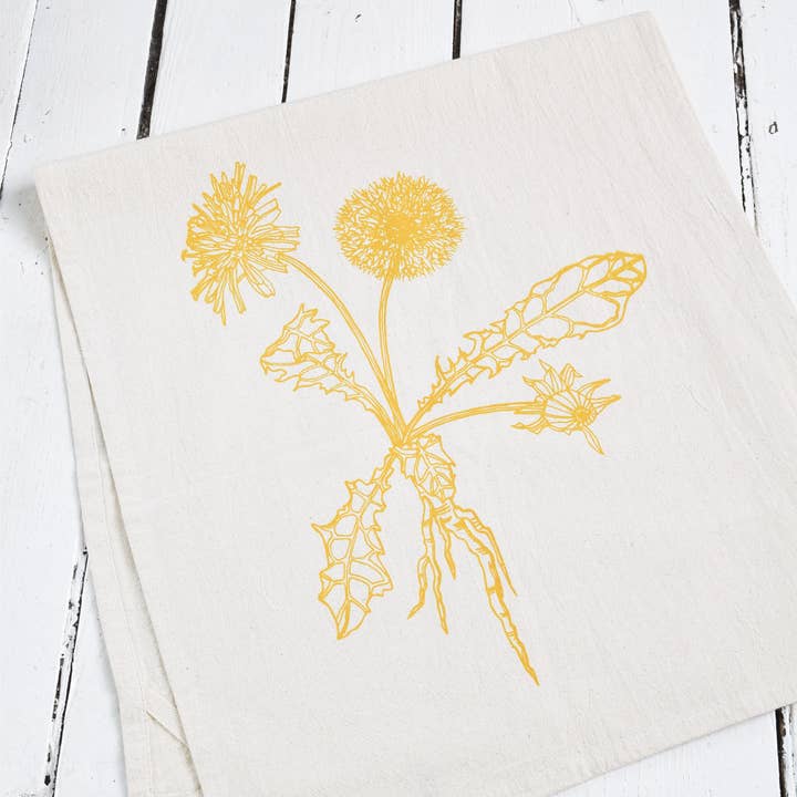 Hearth and Harrow – wholesale Kökshandduk – Maskros Kökshandduk - Senapsgul - Köksinredning - Gåvor4