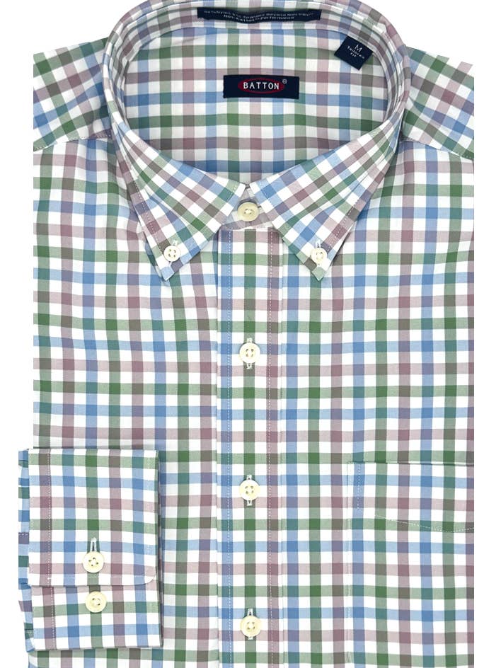 Buck Non-Iron Performance Sport Shirt for wholesale by Batton