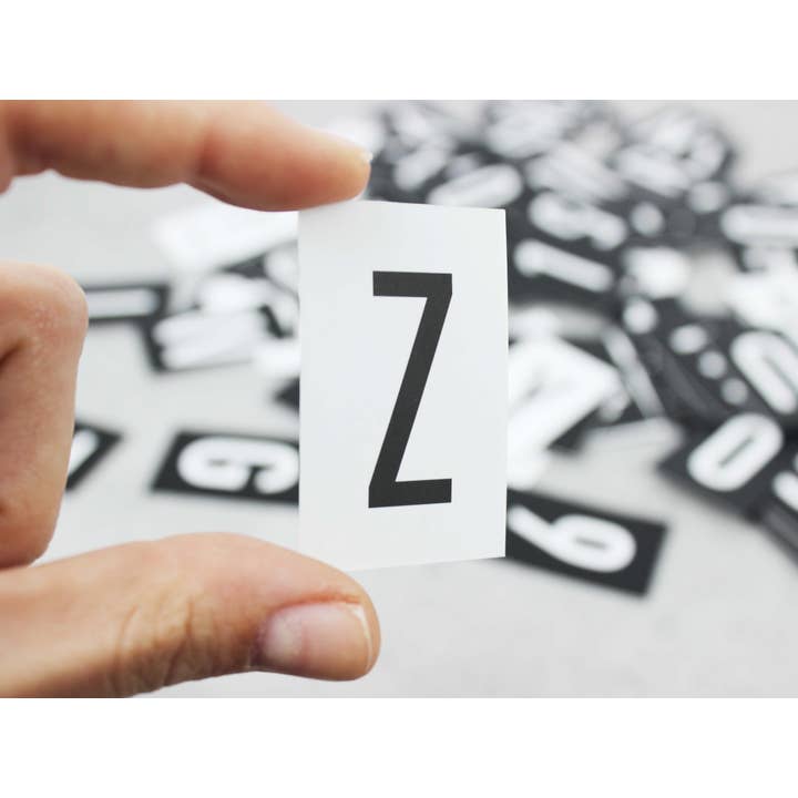 OtimSan - Wholesale Sign - Double Sided Letter and Number Cards4