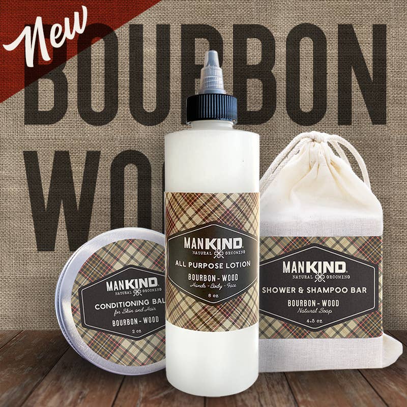 KIND apothecary - Wholesale Bar Soap - Men's - manKIND Bourbon-Wood Bar Soap5