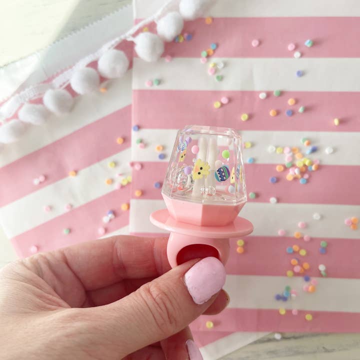 Easter Chick Ring Pop Lip Gloss for wholesale by Live Sweet