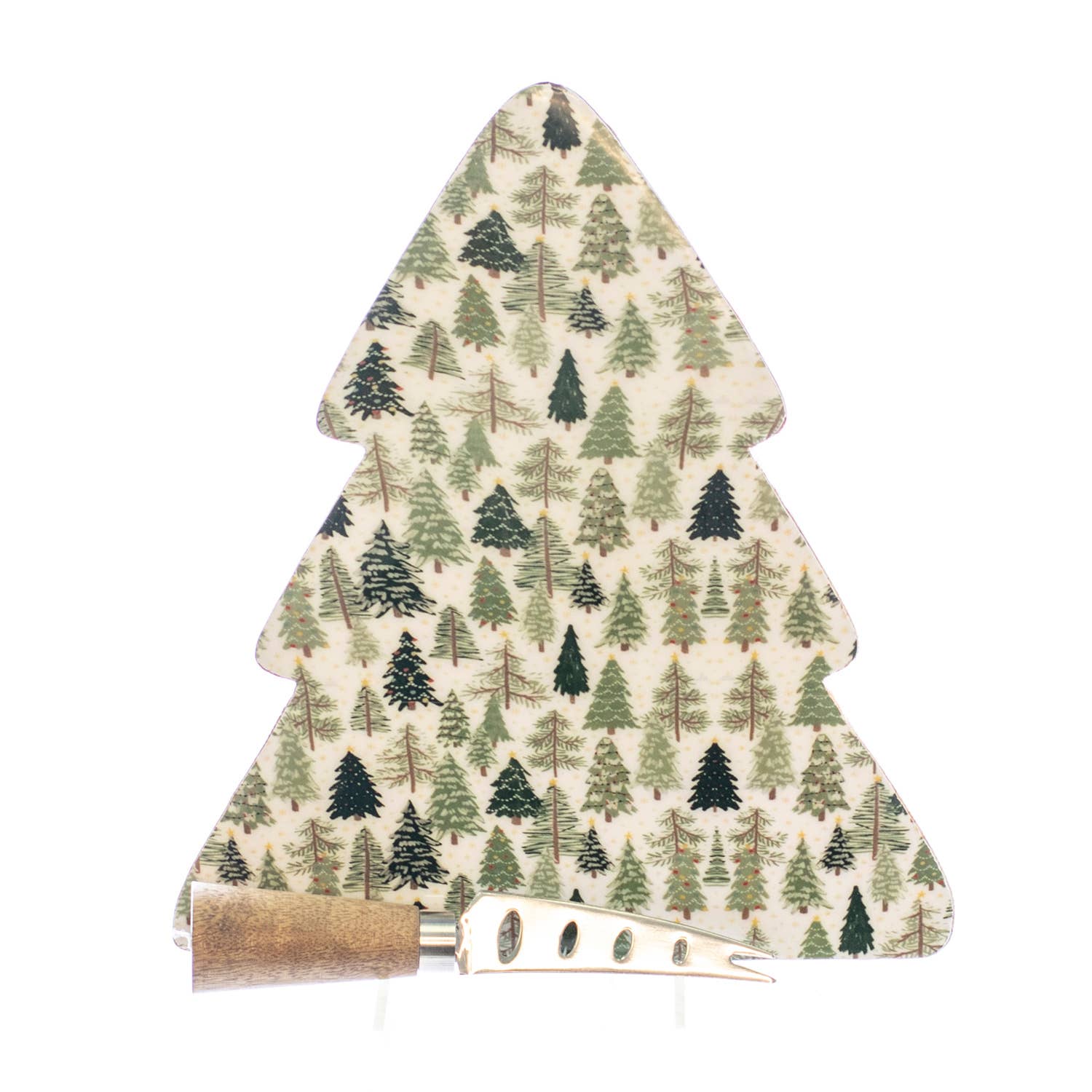 Oak Street Wholesale - Wholesale Christmas Decoration - Mango Wd Tree w/Knife (Set of 2)0
