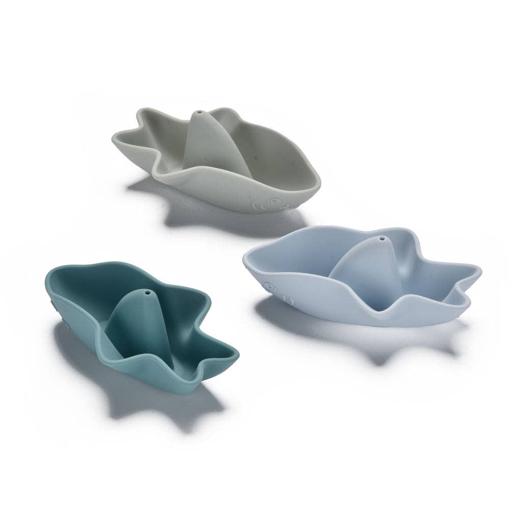 Inside Out Toys - Wholesale Bath Toy - Baby - Shark Boats - Blue0