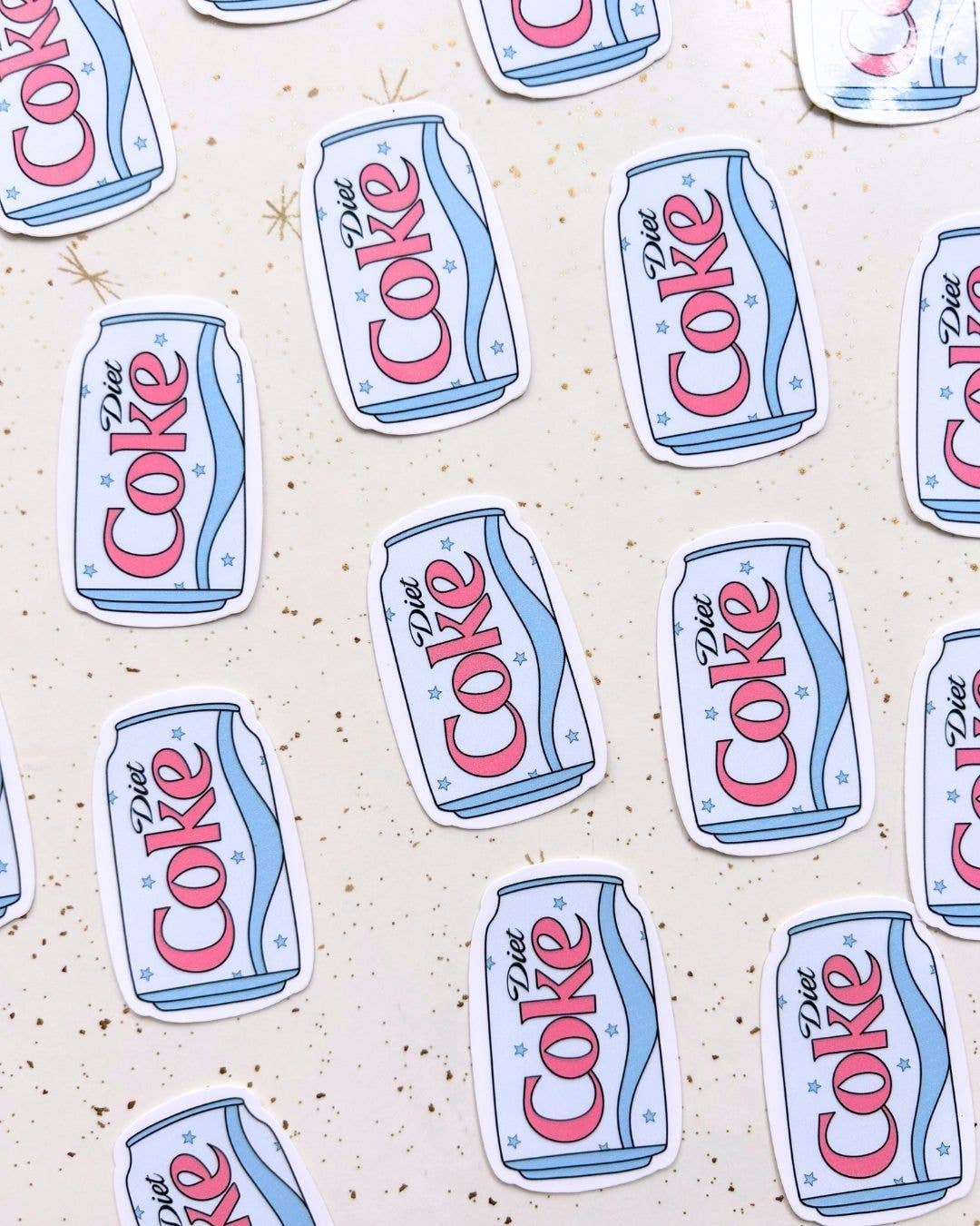Happyish Brand - Wholesale Sticker - Diet Coke Can - Diet Coke Pop Sticker - Pop Culture Food3
