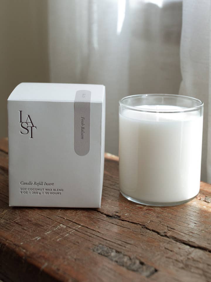 N° 25 | Recharge de bougie Balsam Frais, pack de 4 pour la vente par Last Candle Co