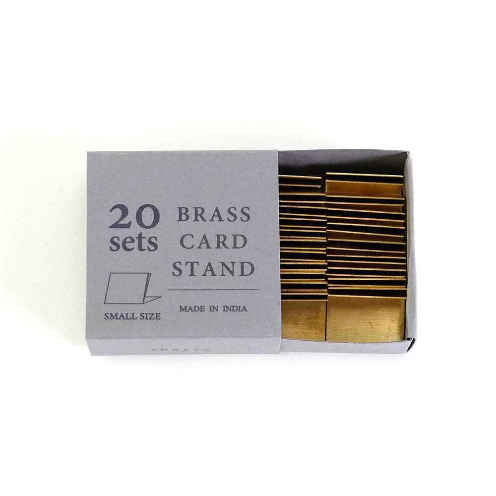 shesay - Wholesale Place Card / Place Holder - Brass Card Narrow Stand - Set of 20 Card Holders9