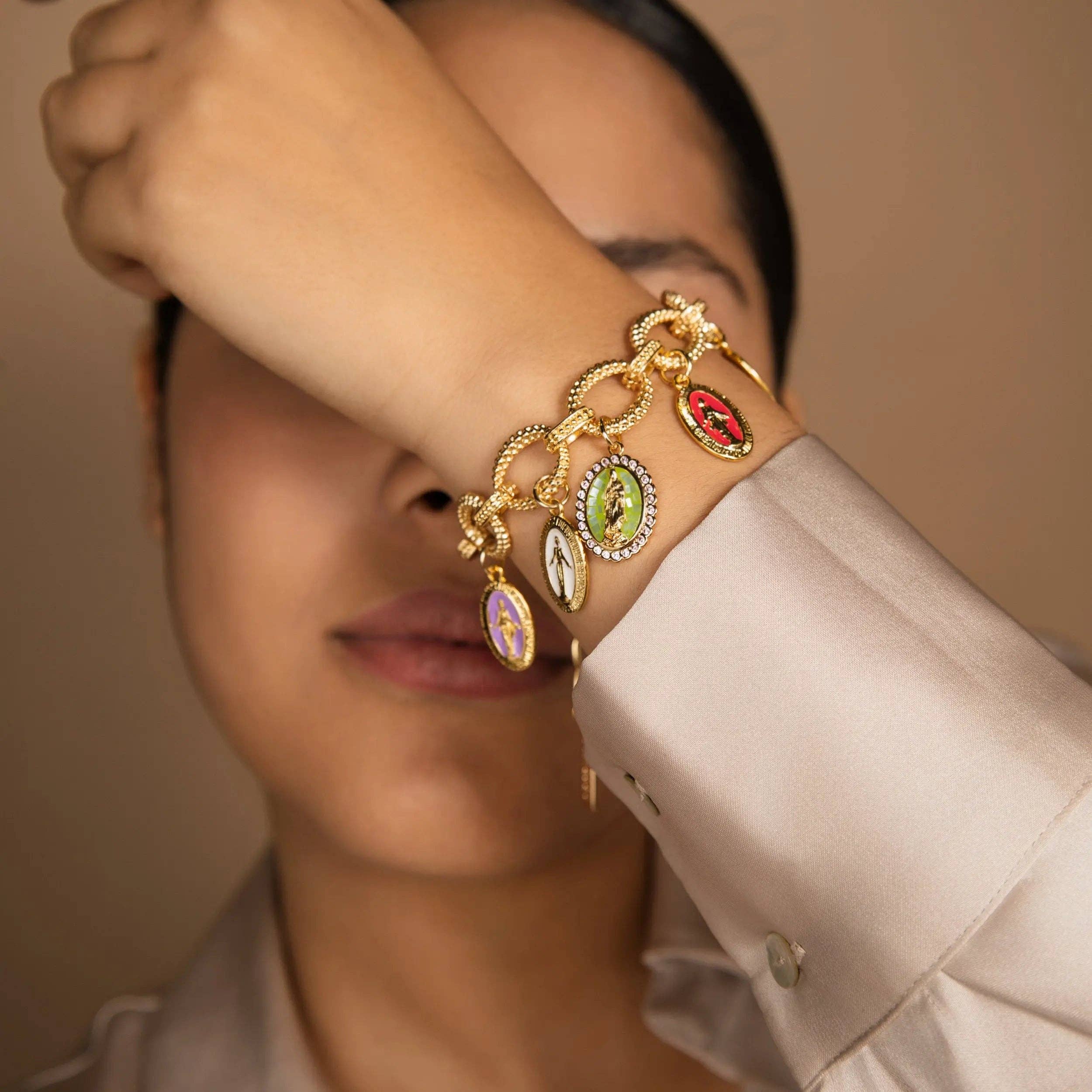 PHOEBE´S - Wholesale Halskettinghanger - Gouden Ketting van de Maagd Maria3