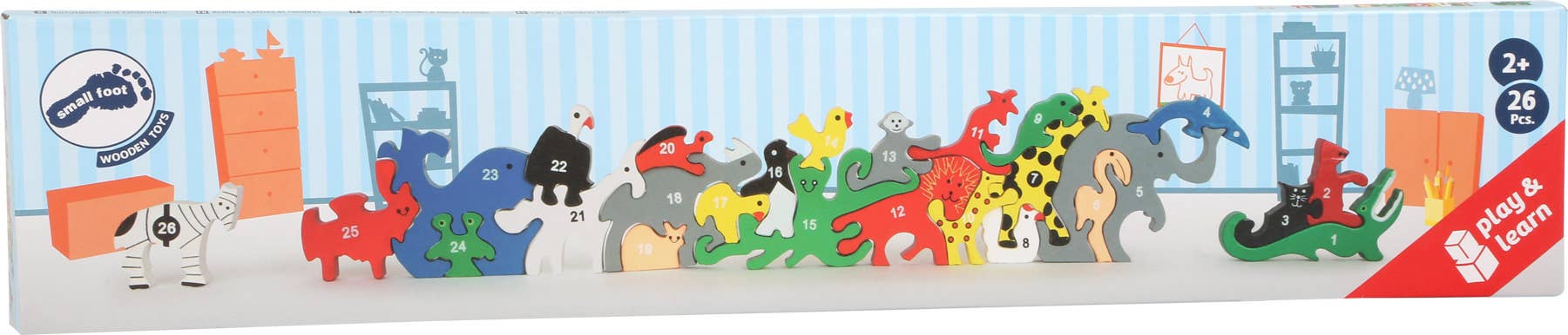 small foot - Wholesale Puzzle - Kids - Animal Letters and Numbers3
