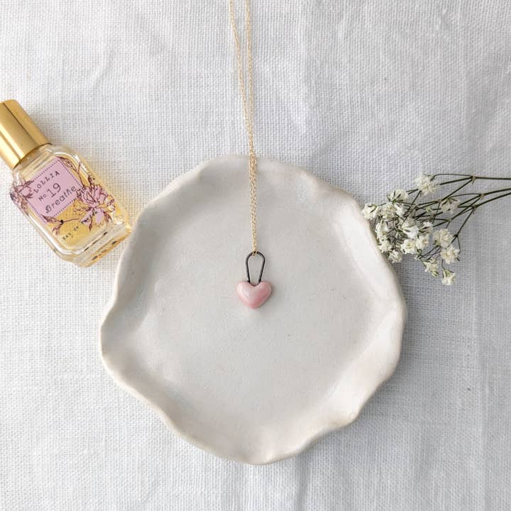 Blue Rochelle – wholesale Locket necklace – Amour Heart "Locket" Necklace
