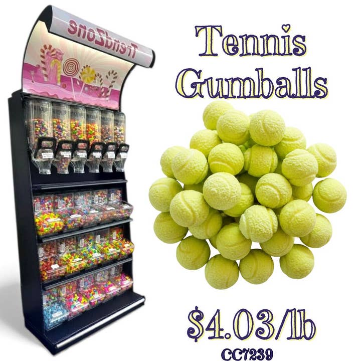 Bulk Candy Gumballs – Tennis for wholesale by Trend Zone