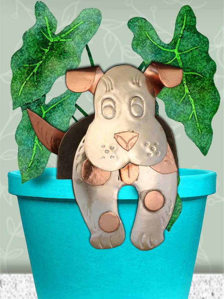 Potted Pup Pot Hugger for wholesale by Pilgrim Imports