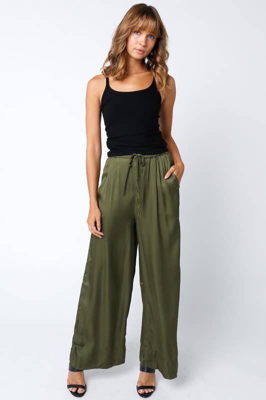 Olivaceous - Wholesale Broek - Dames - Noah Satijnen Broek11