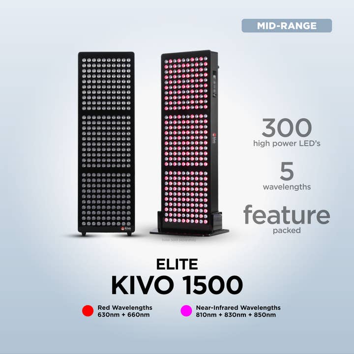 Kivo Elite 1500 : Panneau de thérapie par lumière rouge de grande taille et de qualité supérieure pour la vente par Kivo Red Light Therapy
