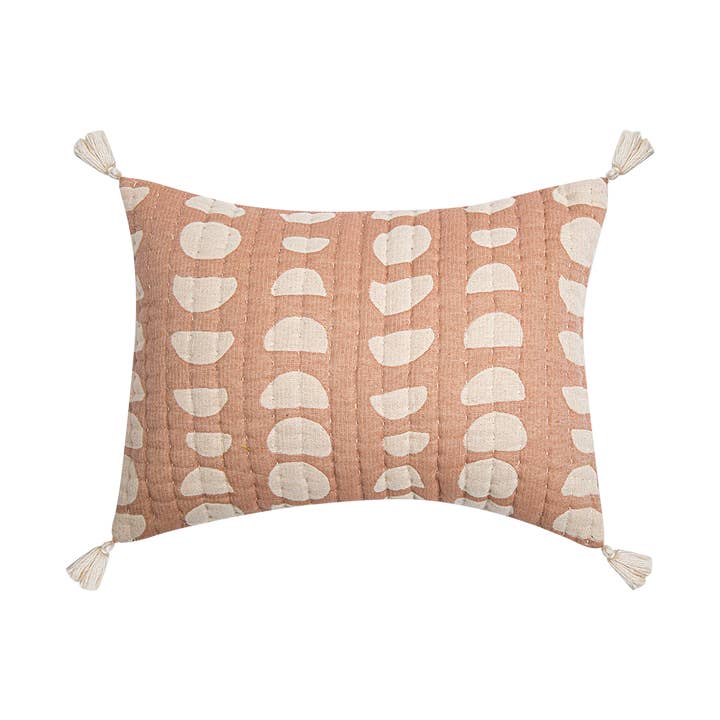 Crane Baby - Wholesale Lumbar Pillow - Jacquard Pillow Copper Moon Phase