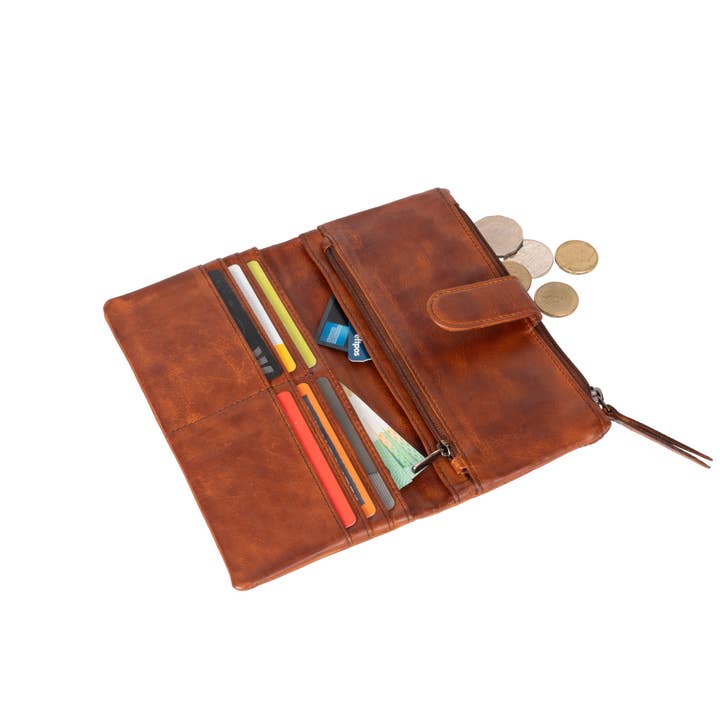Greenwood Leather - Wholesale Wallet - Women's - Cyndy RFID Leather Wallet