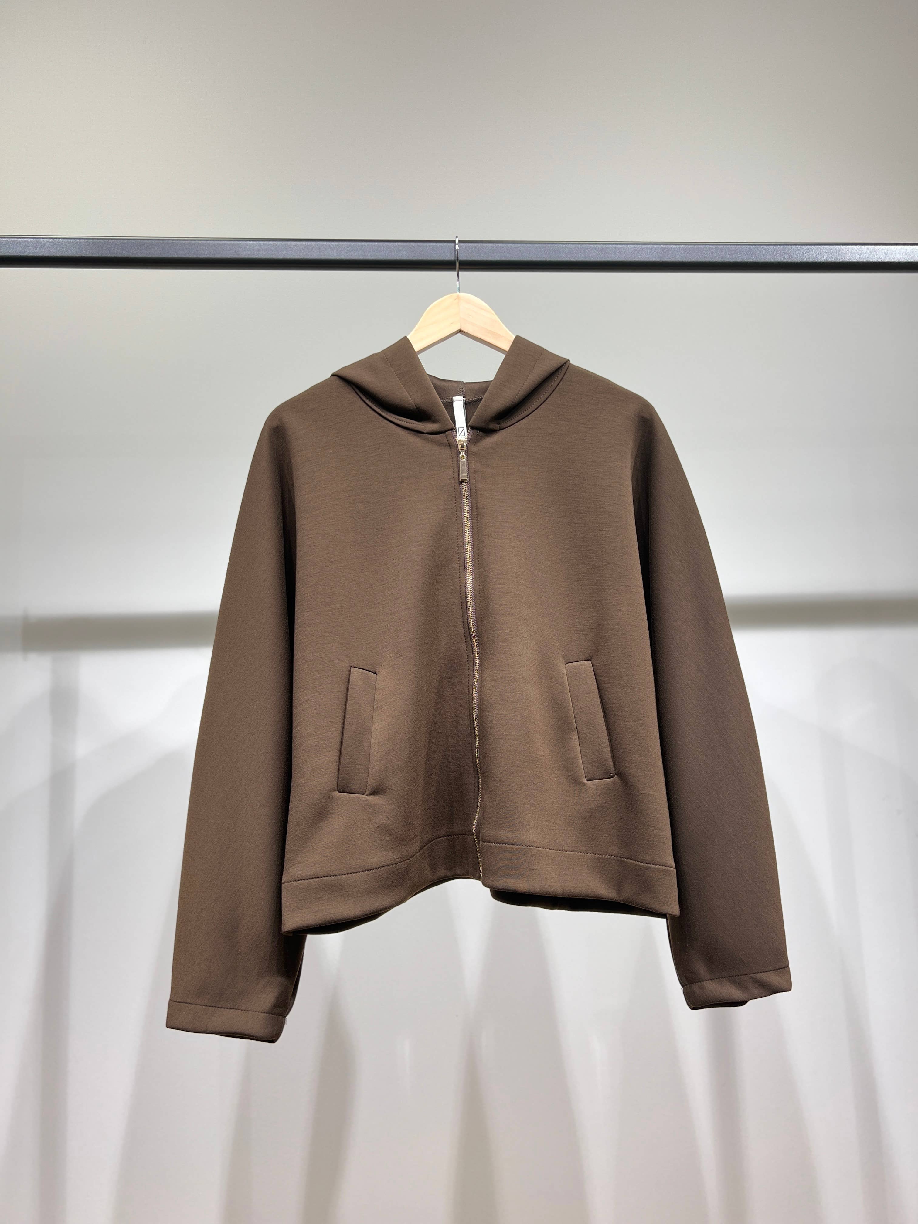 L'Emotion - Vente Sweat à capuche – femme - Sweat à Capuche Zippé Chiné Stretch Poches à Découdre12