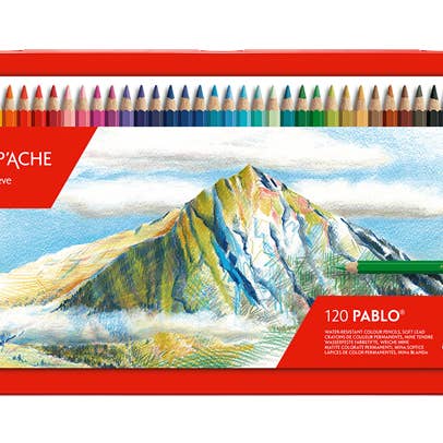 Caran d'Ache - Wholesale Colored Pencil - Set of 120 Colored Pencils PABLOâ„¢ in Metal Box