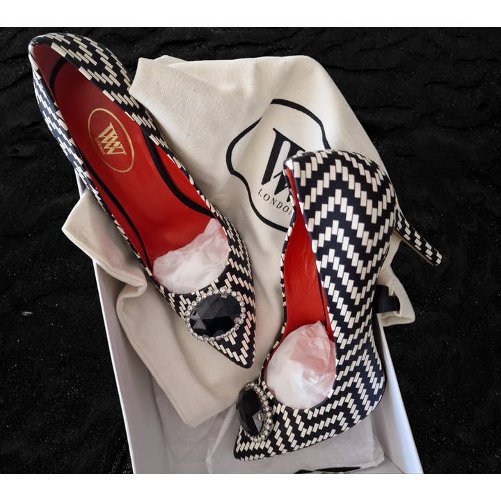 WOLF&ST.OZZY - Wholesale High heels – Women’s - WOLF & ST.OZZY CALFSKIN PUMPS WITH Zebra Print1