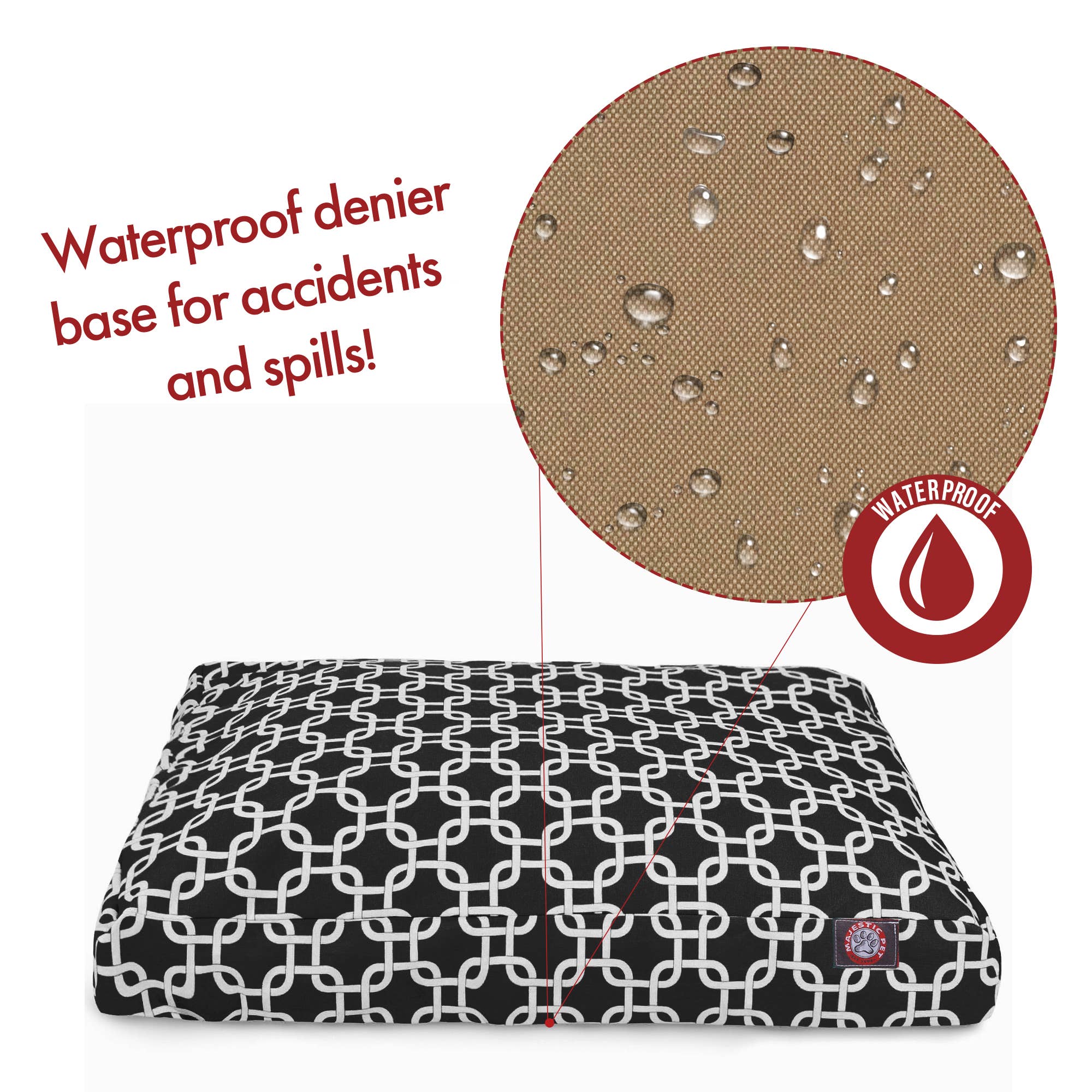 Majestic Pet Products - Vente Panier – chien - Lit pour chien Links Rectangle81