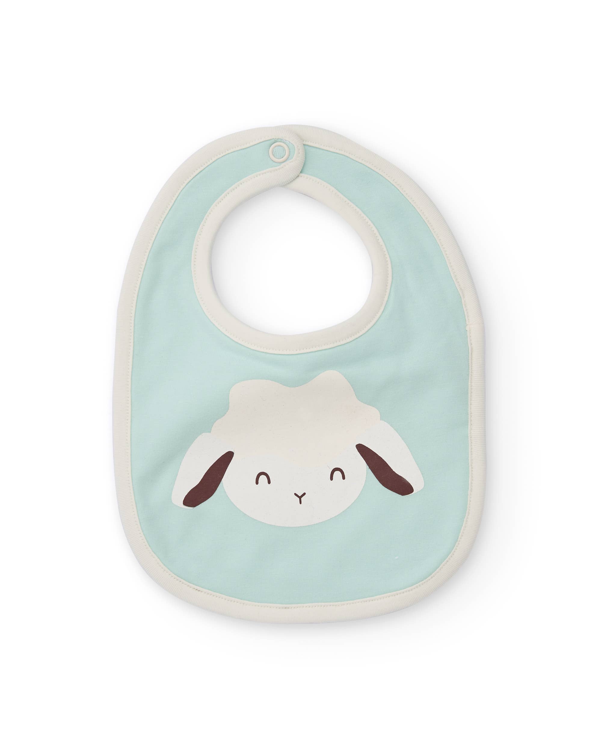 tuc tuc - Wholesale Baby Bib - Baby - Set of baby boy bibs in green with sheep design1