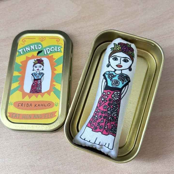 Frida Kahlo - Tinned Idol for wholesale by Fat Hen And Flo