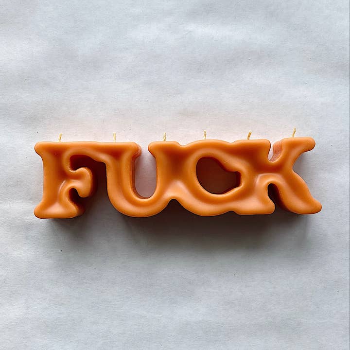Dry Orange Fuck Candle for wholesale by AngelInFlesh