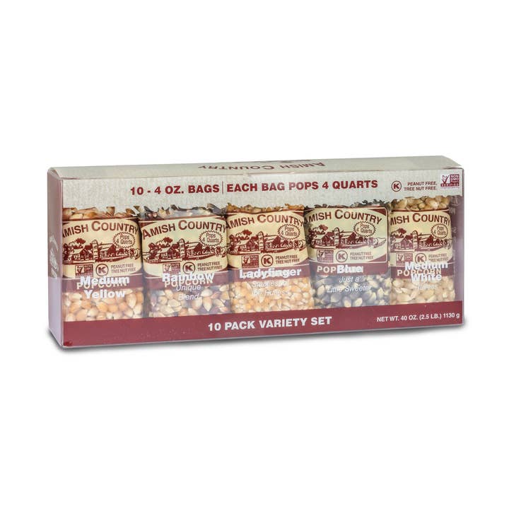 10/4oz. Variety Pack Popcorn for wholesale by Amish Country Popcorn