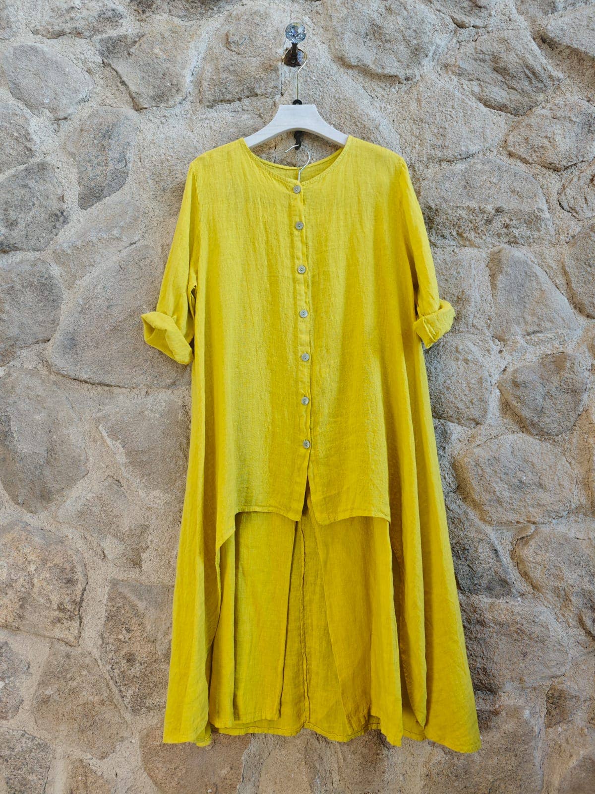 Linen & More – wholesale Top & pants set (NOT Loungewear) – Women's – REF 17261 SET BLOUSE AND LINEN PANTS 100%3