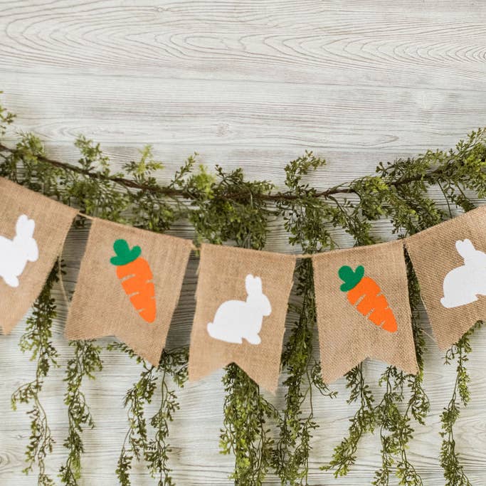 Bannière lapin et carotte pour la vente par Ivy and Sage Market