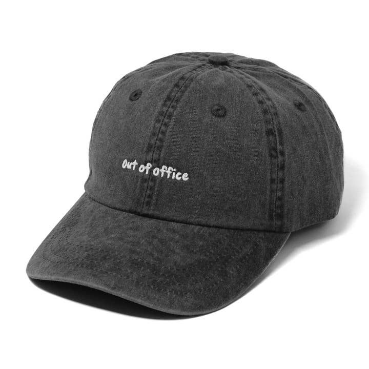 Out Of Office Embroidered Hat for wholesale by The Hungry Sloth