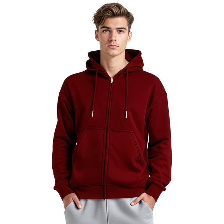Galaxy By Harvic - Wholesale Hoodie - Men's - Men's Sherpa-Lined Full Zip Hoodie (Sizes, S to 3XL)9