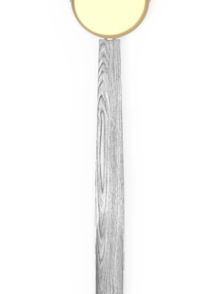 Walli Skohorn Messing/Hvid plet Eg for engroshandel hos Crave Design