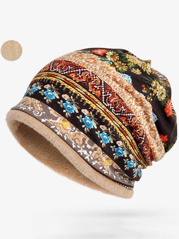 Sheer Trend - Wholesale Hoodie - Women's - Bohemia Floral With Plush Hood Accessories4