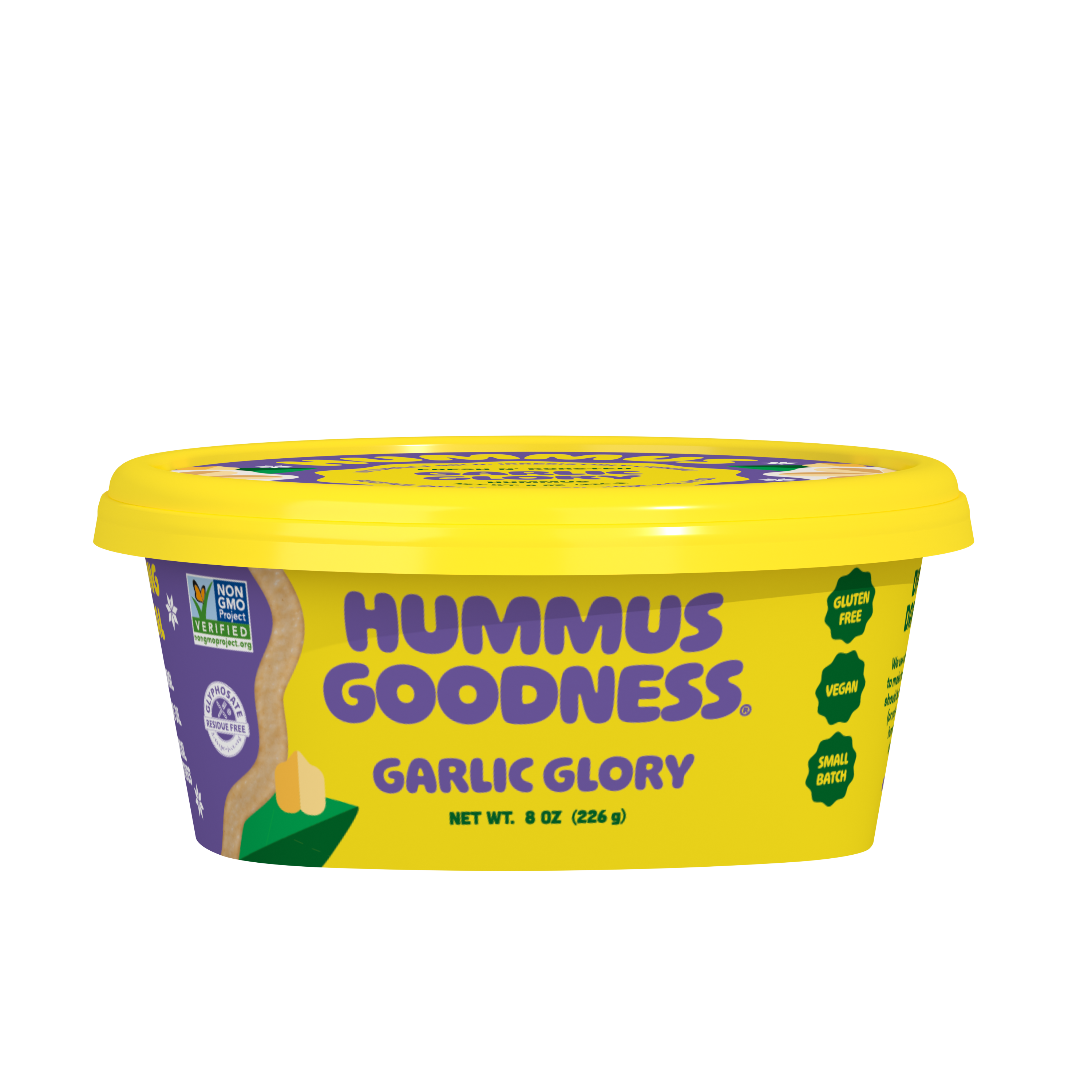 Hummus Goodness - Wholesale Dip - GARLIC GLORY HUMMUS 1