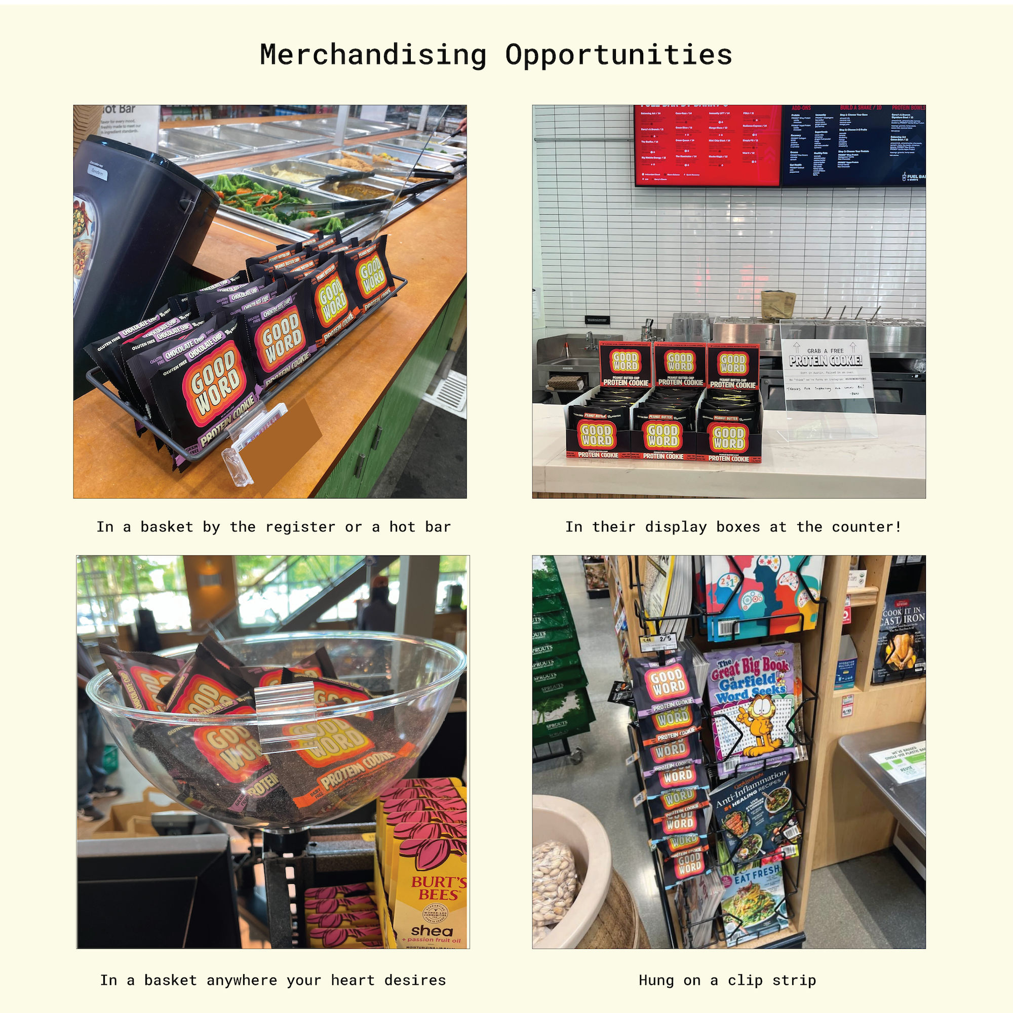 GOOD WORD – wholesale Biscuit – Double Chocolate Protein Cookie - 12 pack ($1.85/unit)3