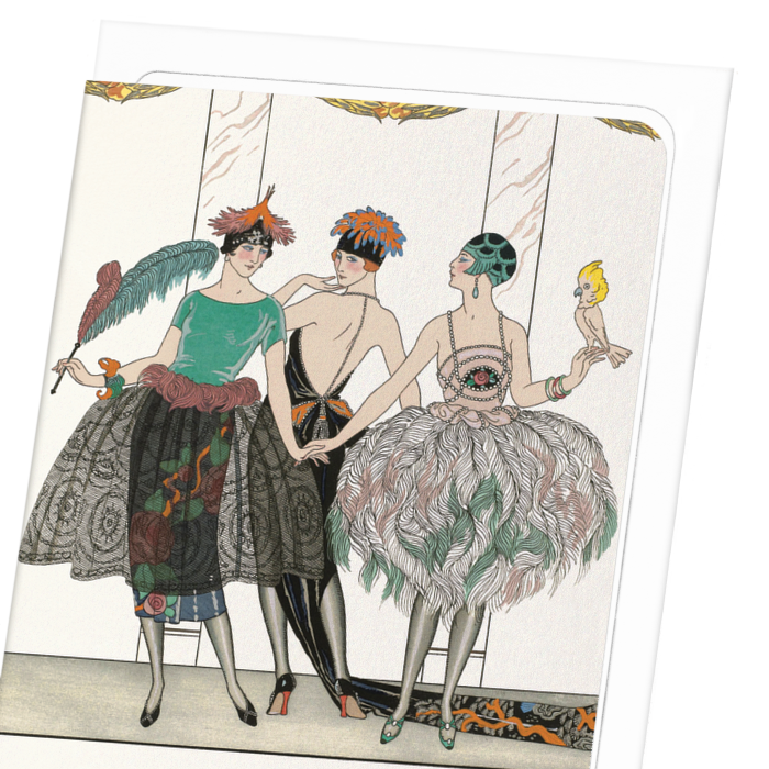 Ezen Trade - Wholesale Everyday Greeting Card - LES BELLES SAUVAGESSES DE 1920: Vintage Greeting Card2