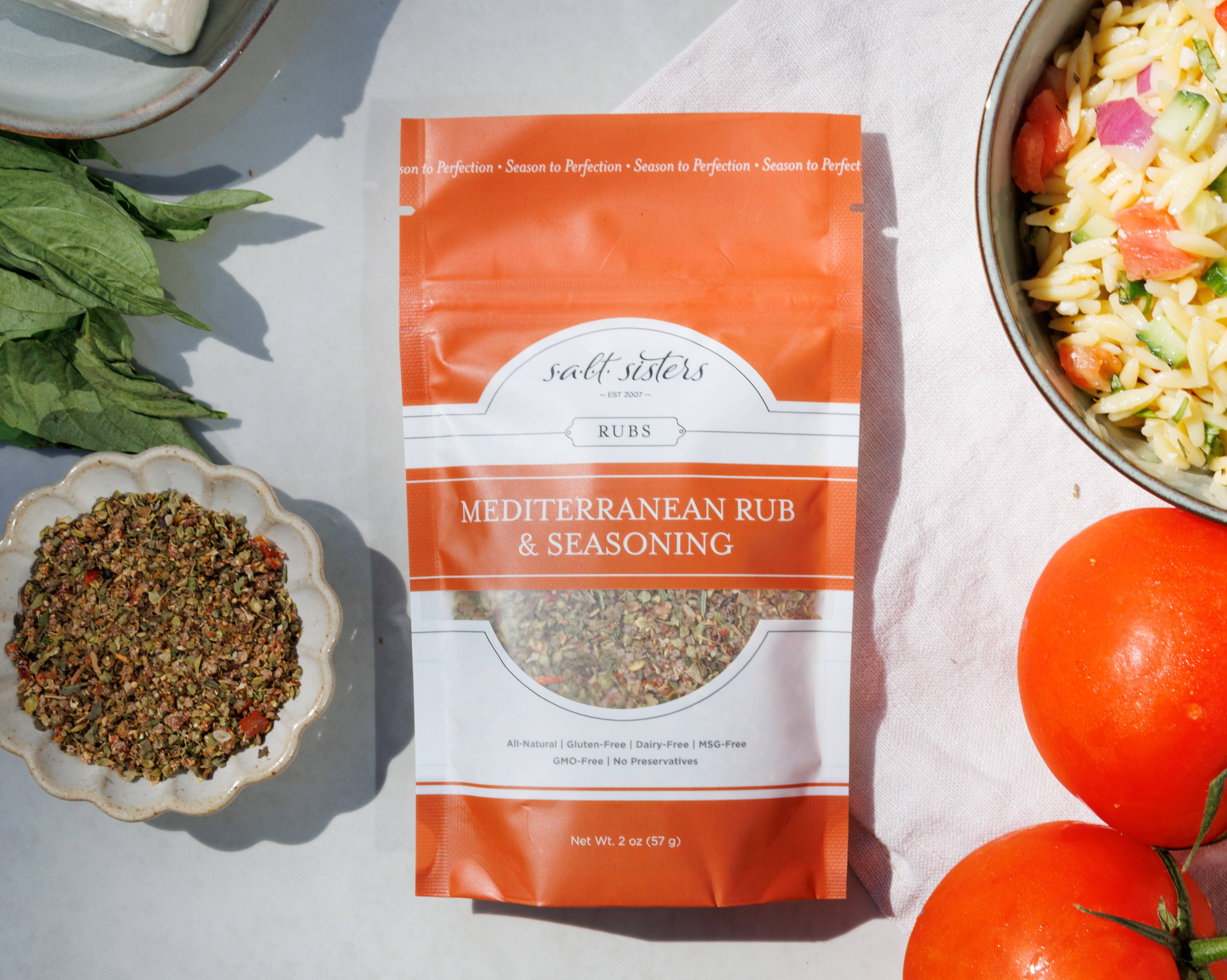 Salt Sisters - Wholesale Rub - Rub & Seasoning Mix - Mediterranean - 2 oz3